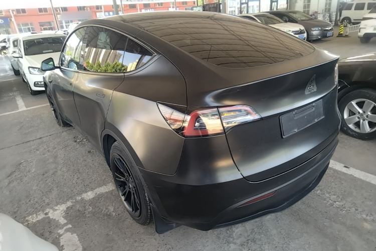 Used Tesla Model Y 2021 Standard Range Rear-Wheel Drive Version Rear Left 45 Deg