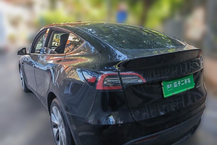Used Tesla Model Y 2021 Standard Range Rear-Wheel Drive Version Rear Left 45 Deg