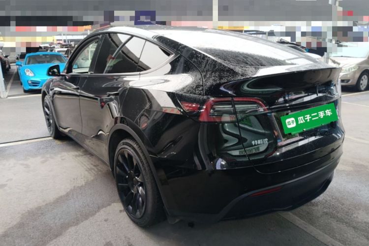 Used Tesla Model Y 2021 Long-Range All-Wheel-Drive Version 3D7 Rear Left 45 Deg