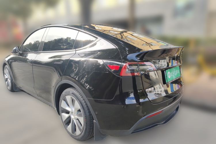 Used Tesla Model Y 2021 Standard Range Rear-Wheel Drive Version Rear Left 45 Deg