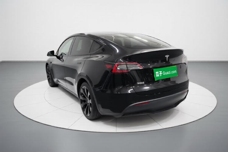 Used Tesla Model Y 2021 Long-Range All-Wheel-Drive Version 3D7 Rear Left 45 Deg