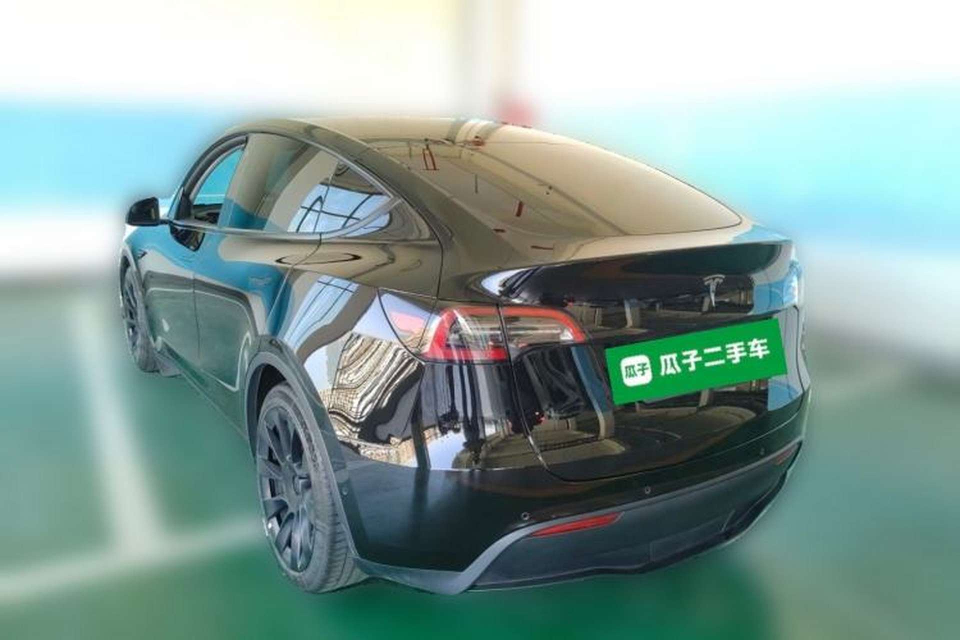 Used Tesla Model Y 2021 Standard Range Rear-Wheel Drive Version Rear Left 45 Deg