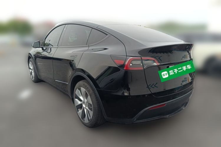 Used Tesla Model Y 2021 Standard Range Rear-Wheel Drive Version Rear Left 45 Deg