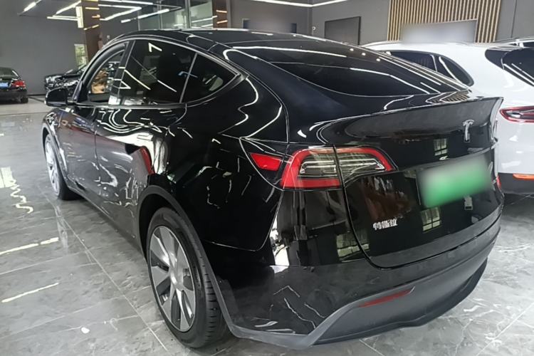 Used Tesla Model Y 2021 Standard Range Rear-Wheel Drive Version Rear Left 45 Deg