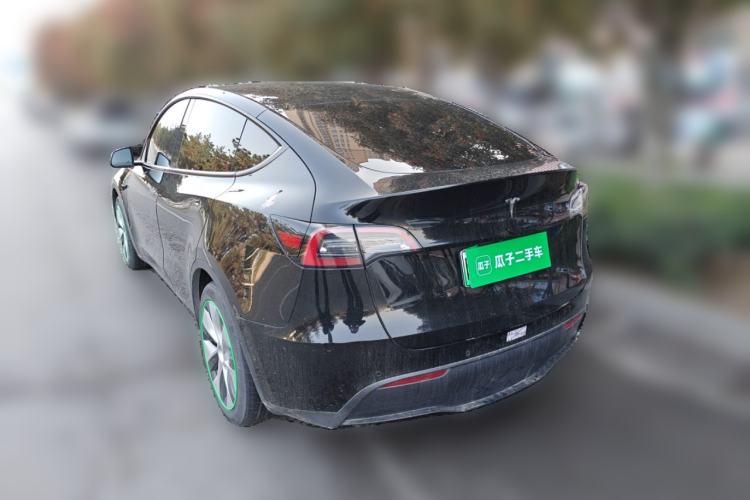 Used Tesla Model Y 2021 Standard Range Rear-Wheel Drive Version Rear Left 45 Deg