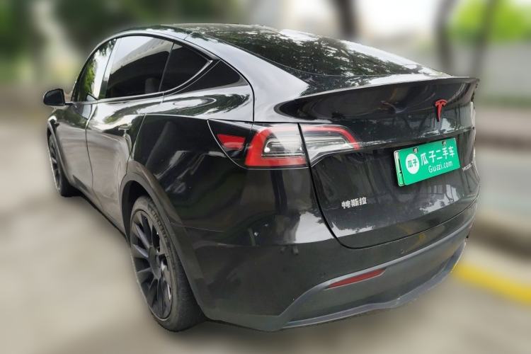 Used Tesla Model Y 2021 Revised Version 2 Long-Range All-Wheel-Drive Edition Rear Left 45 Deg