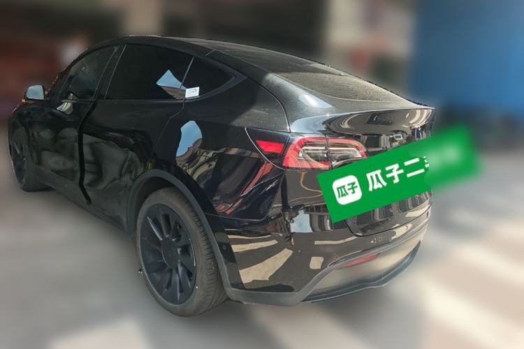 Used Tesla Model Y 2021 Long-Range All-Wheel-Drive Version 3D7 Rear Left 45 Deg