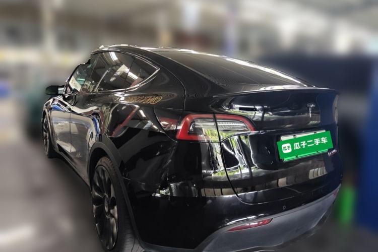 Used Tesla Model Y 2021 Performance High-Performance All-Wheel-Drive Version Rear Left 45 Deg
