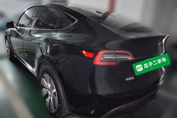 Used Tesla Model Y 2021 Standard Range Rear-Wheel Drive Version Rear Left 45 Deg