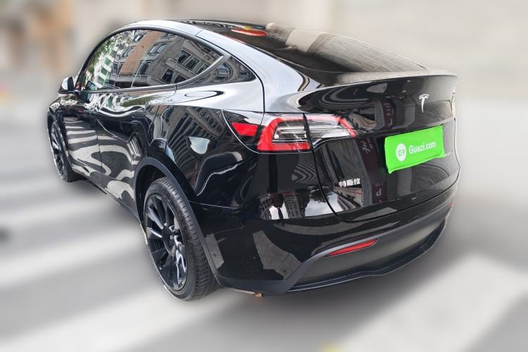 Used Tesla Model Y 2021 Long-Range All-Wheel-Drive Version 3D7 Rear Left 45 Deg