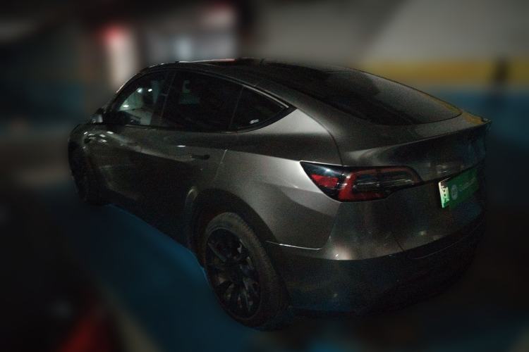 Used Tesla Model Y 2021 Long-Range All-Wheel-Drive Version Rear Left 45 Deg