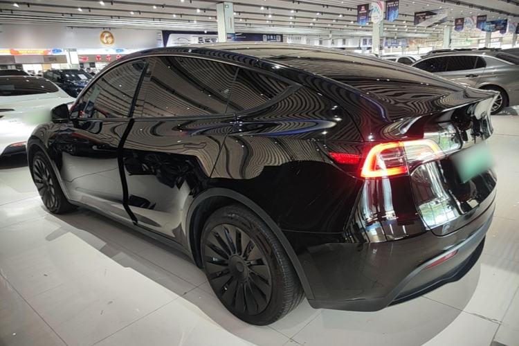Used Tesla Model Y 2021 Standard Range Rear-Wheel Drive Version Rear Left 45 Deg
