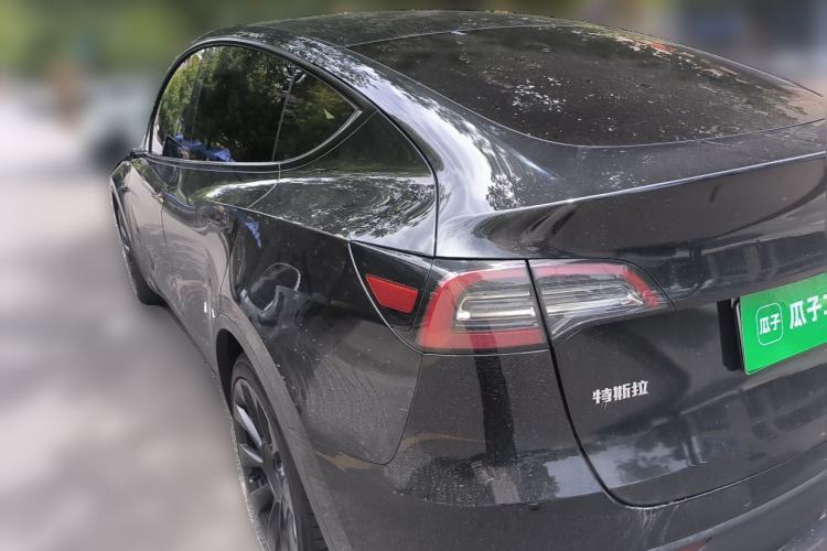 Used Tesla Model Y 2021 Standard Range Rear-Wheel Drive Version Rear Left 45 Deg