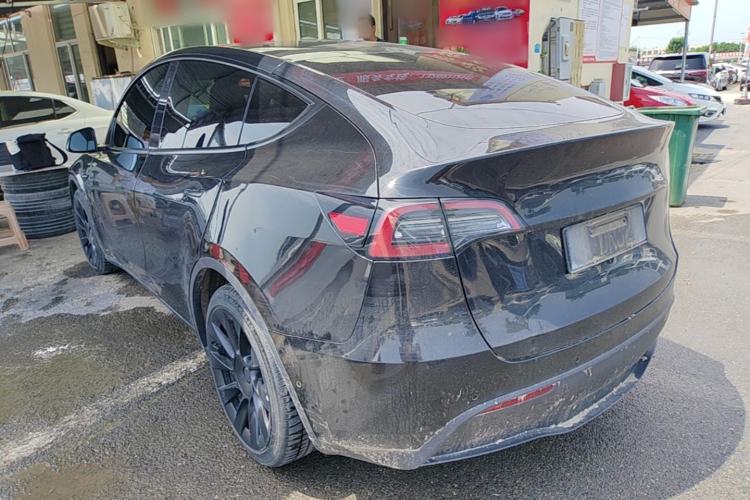 Used Tesla Model Y 2021 Standard Range Rear-Wheel Drive Version Rear Left 45 Deg