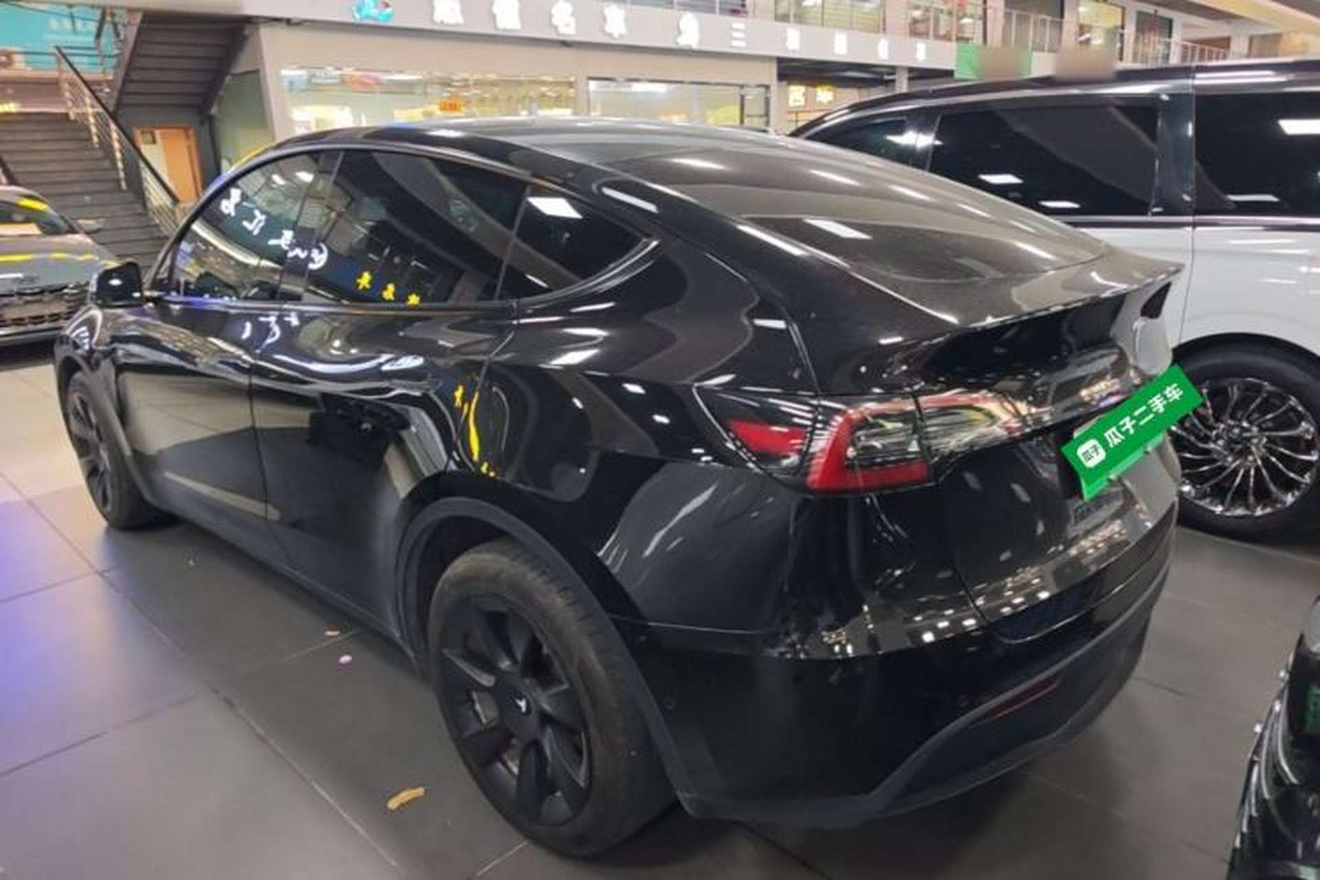 Used Tesla Model Y 2021 Long-Range All-Wheel-Drive Version 3D7 Rear Left 45 Deg