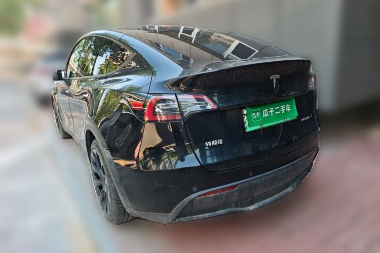 Used Tesla Model Y 2021 Standard Range Rear-Wheel Drive Version Rear Left 45 Deg