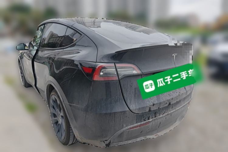 Used Tesla Model Y 2021 Standard Range Rear-Wheel Drive Version Rear Left 45 Deg