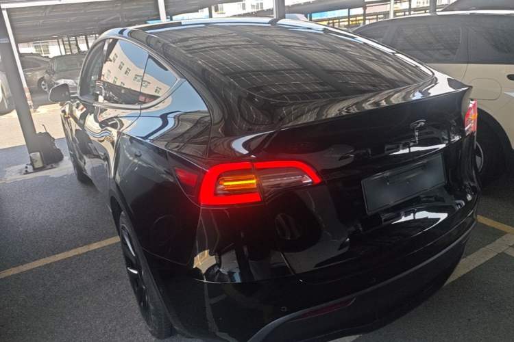 Used Tesla Model Y 2021 Standard Range Rear-Wheel Drive Version Rear Left 45 Deg