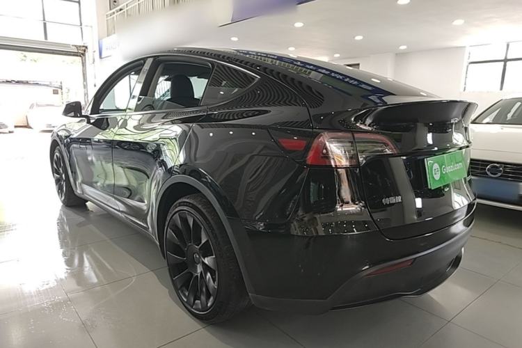 Used Tesla Model Y 2021 Standard Range Rear-Wheel Drive Version Rear Left 45 Deg