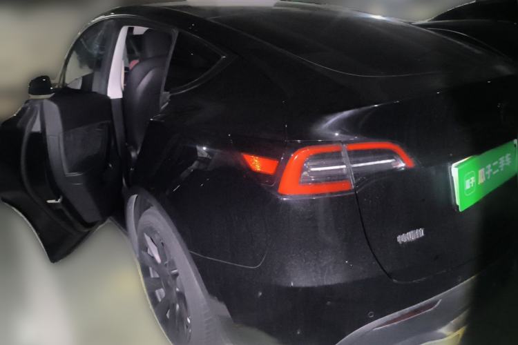 Used Tesla Model Y 2021 Standard Range Rear-Wheel Drive Version Rear Left 45 Deg