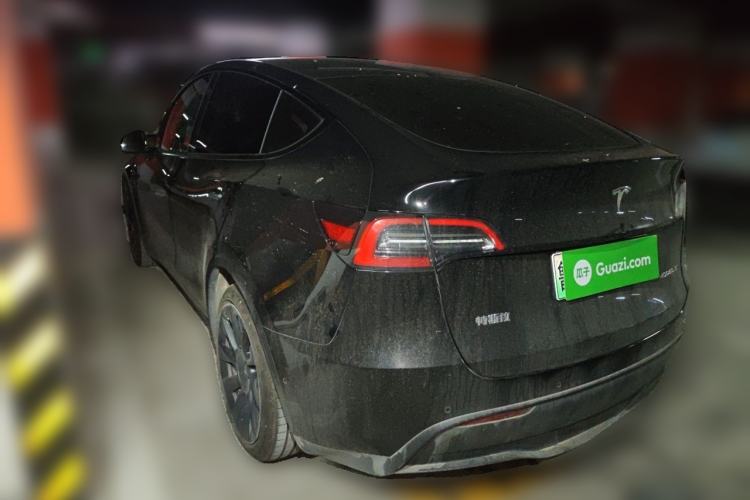 Used Tesla Model Y 2021 Standard Range Rear-Wheel Drive Version Rear Left 45 Deg