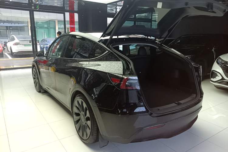 Used Tesla Model Y 2021 Performance High-Performance All-Wheel-Drive Version Rear Left 45 Deg