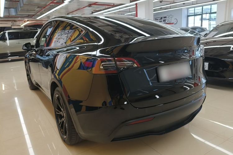 Used Tesla Model Y 2021 Standard Range Rear-Wheel Drive Version Rear Left 45 Deg