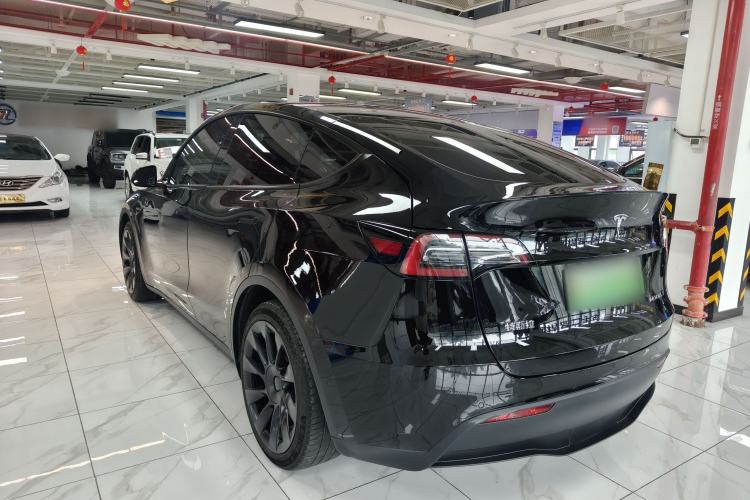 Used Tesla Model Y 2021 Standard Range Rear-Wheel Drive Version Rear Left 45 Deg