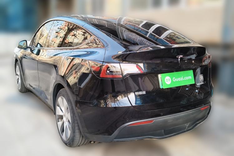 Used Tesla Model Y 2021 Standard Range Rear-Wheel Drive Version Rear Left 45 Deg