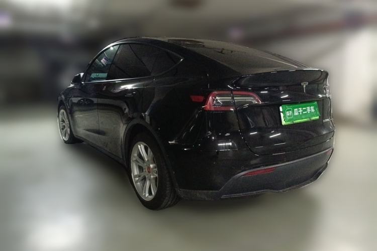 Used Tesla Model Y 2021 Standard Range Rear-Wheel Drive Version Rear Left 45 Deg