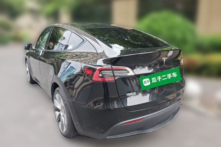 Used Tesla Model Y 2021 Standard Range Rear-Wheel Drive Version Rear Left 45 Deg