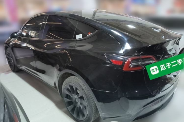 Used Tesla Model Y 2021 Long-Range All-Wheel-Drive Version Rear Left 45 Deg