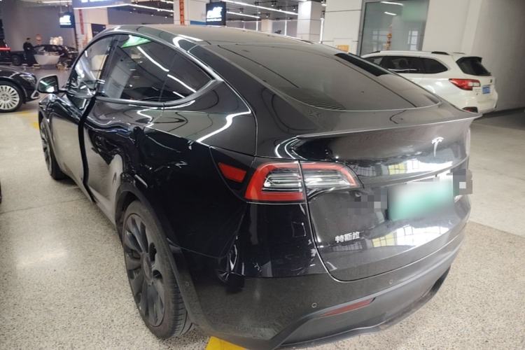 Used Tesla Model Y 2021 Performance High-Performance All-Wheel-Drive Version Rear Left 45 Deg