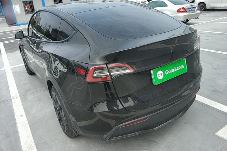 Used Tesla Model Y 2021 Standard Range Rear-Wheel Drive Version Rear Left 45 Deg