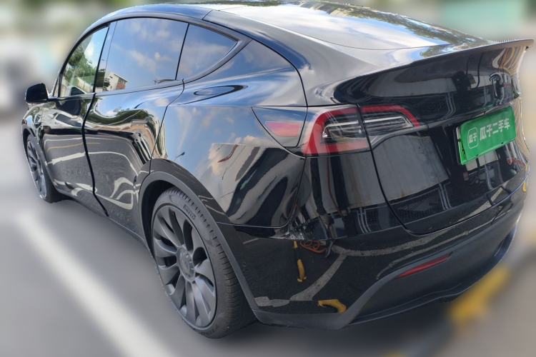 Used Tesla Model Y 2021 Performance High-Performance All-Wheel-Drive Version Rear Left 45 Deg