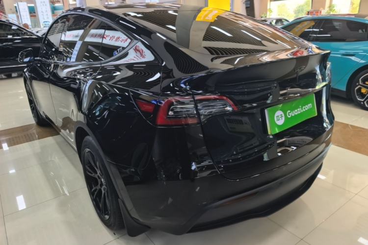 Used Tesla Model Y 2021 Standard Range Rear-Wheel Drive Version Rear Left 45 Deg