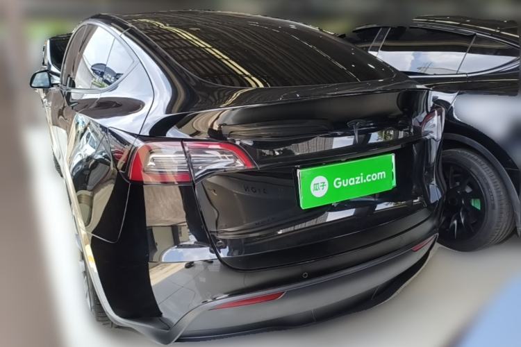 Used Tesla Model Y 2021 Standard Range Rear-Wheel Drive Version Rear Left 45 Deg