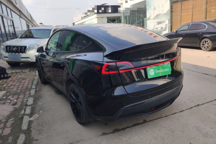 Used Tesla Model Y 2021 Standard Range Rear-Wheel Drive Version Rear Left 45 Deg