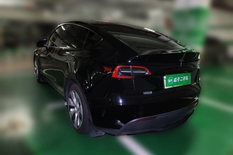 Used Tesla Model Y 2021 Standard Range Rear-Wheel Drive Version Rear Left 45 Deg