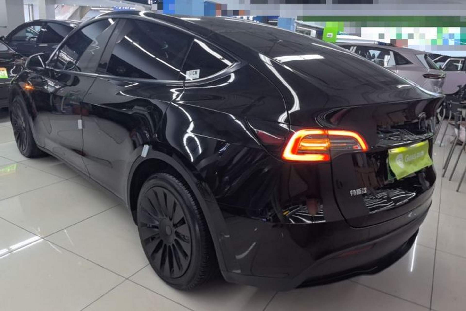 Used Tesla Model Y 2021 Standard Range Rear-Wheel Drive Version Rear Left 45 Deg