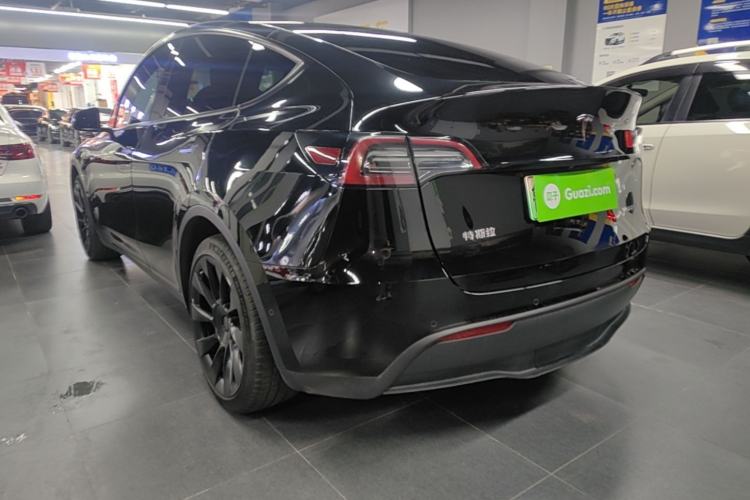 Used Tesla Model Y 2021 Standard Range Rear-Wheel Drive Version Rear Left 45 Deg
