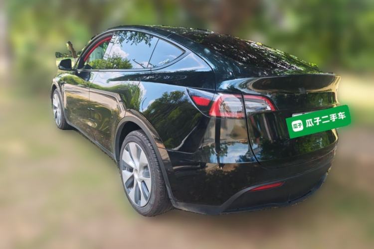 Used Tesla Model Y 2021 Standard Range Rear-Wheel Drive Version Rear Left 45 Deg