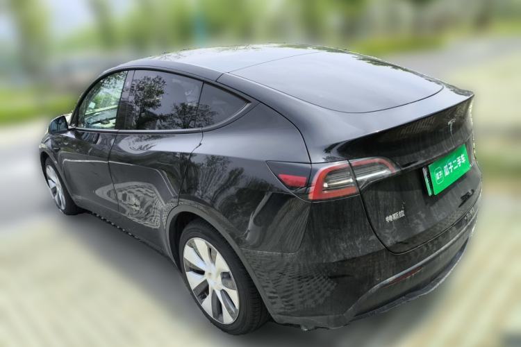 Used Tesla Model Y 2021 Standard Range Rear-Wheel Drive Version Rear Left 45 Deg