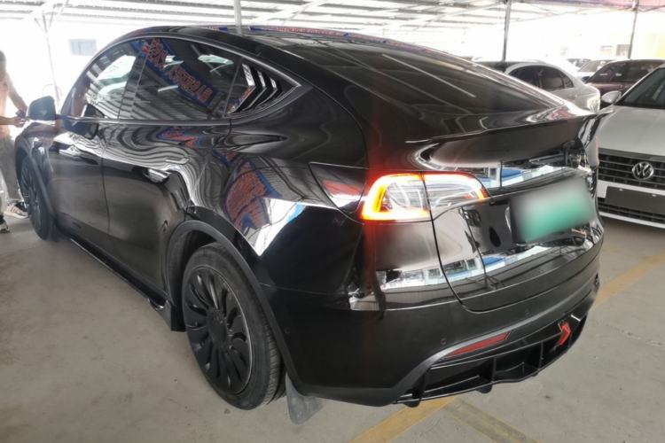 Used Tesla Model Y 2021 Standard Range Rear-Wheel Drive Version Rear Left 45 Deg