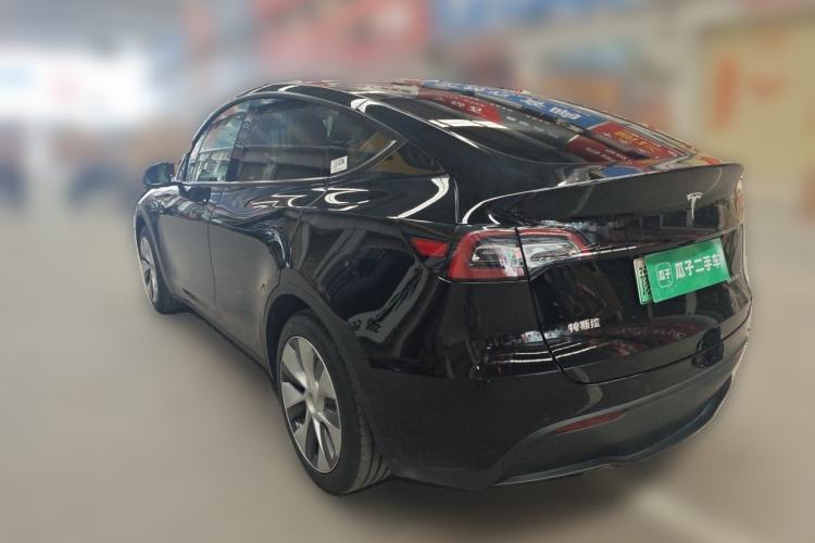 Used Tesla Model Y 2021 Standard Range Rear-Wheel Drive Version Rear Left 45 Deg