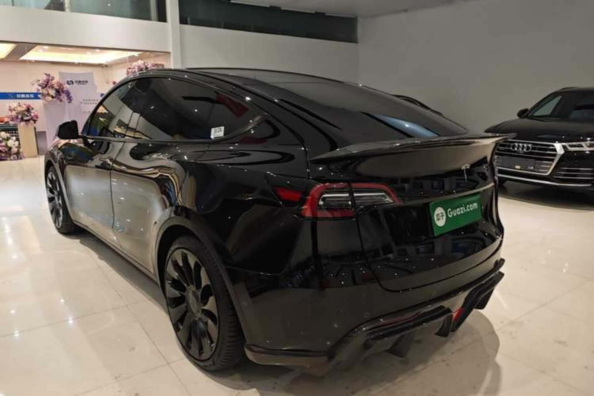Used Tesla Model Y 2021 Performance High-Performance All-Wheel-Drive Version Rear Left 45 Deg