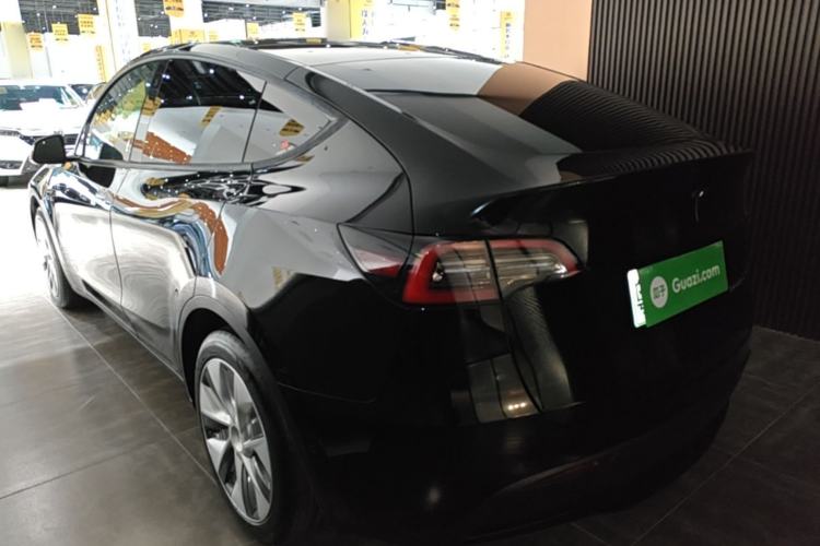 Used Tesla Model Y 2021 Standard Range Rear-Wheel Drive Version Rear Left 45 Deg