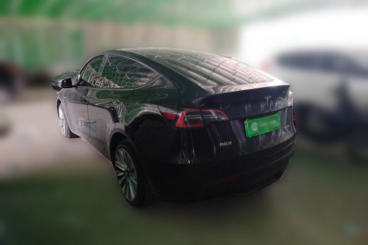 Used Tesla Model Y 2021 Standard Range Rear-Wheel Drive Version Rear Left 45 Deg