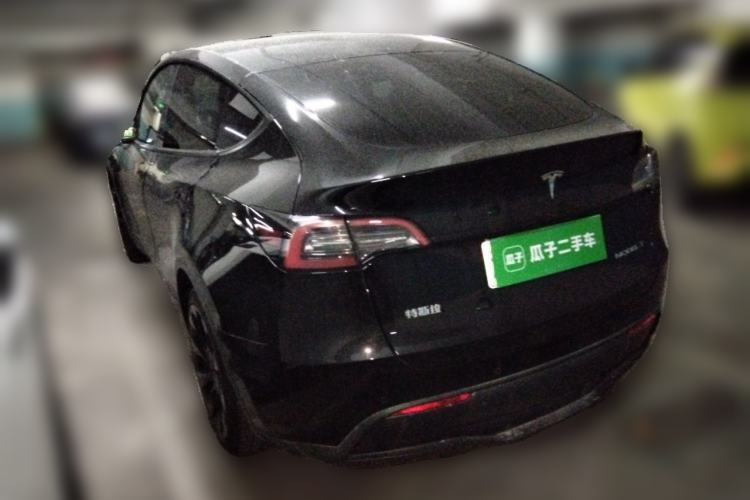 Used Tesla Model Y 2021 Standard Range Rear-Wheel Drive Version Rear Left 45 Deg