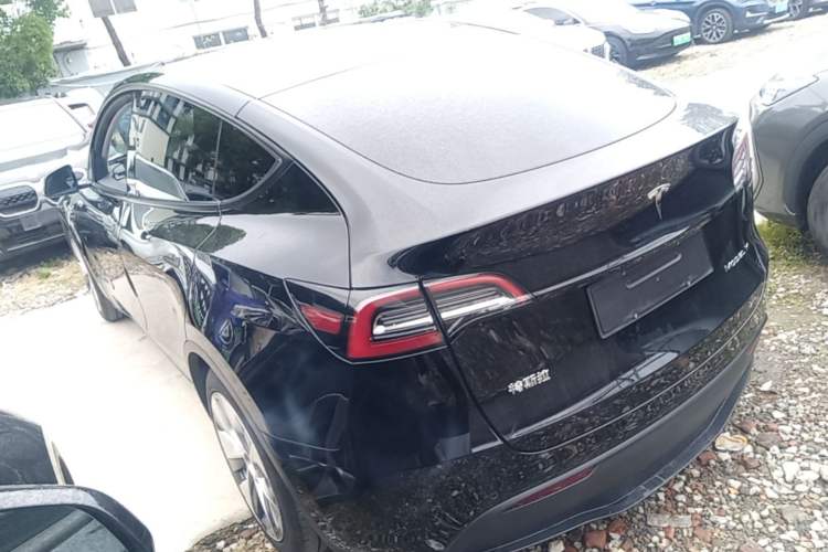 Used Tesla Model Y 2021 Long-Range All-Wheel-Drive Version 3D7 Rear Left 45 Deg